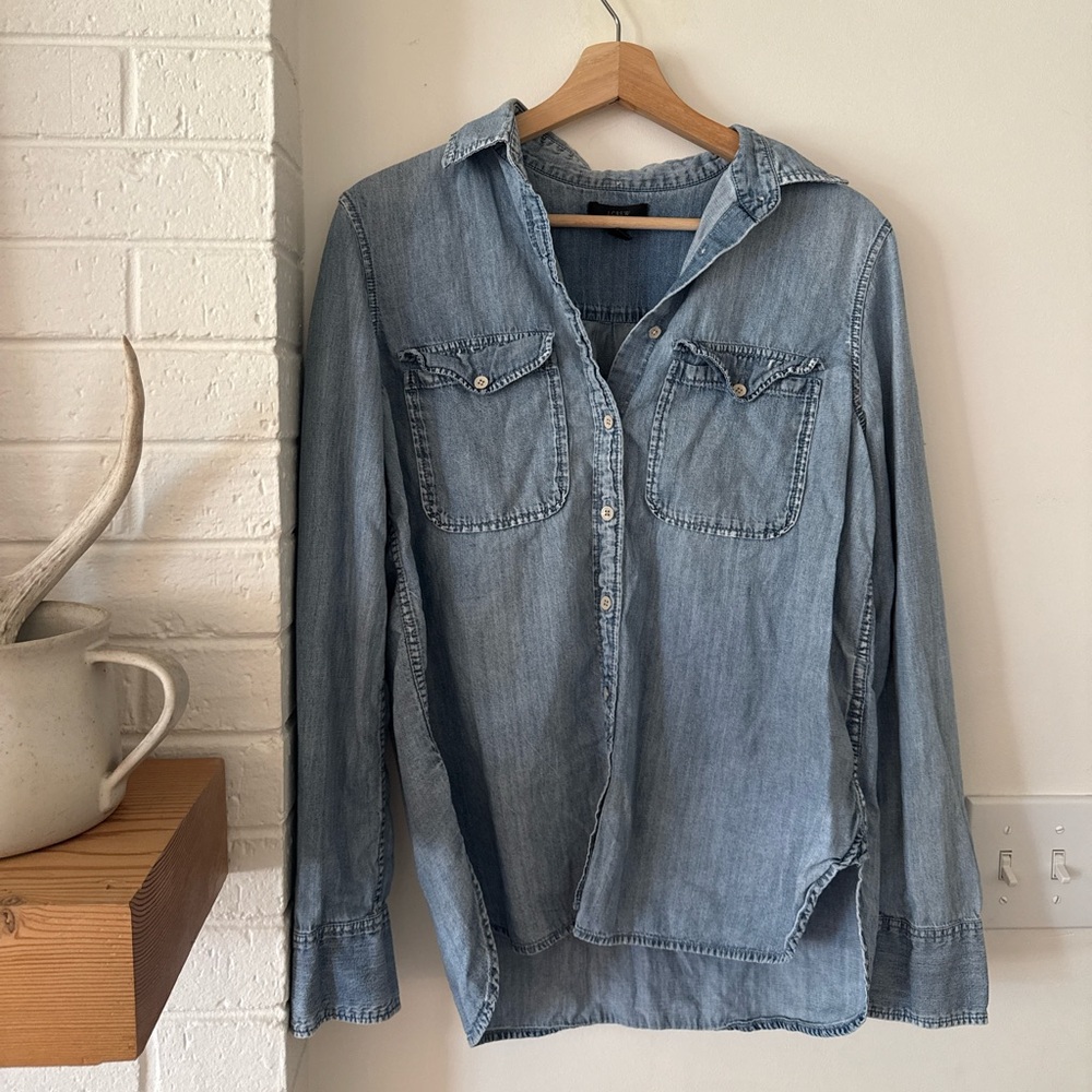 JCrew Denim Button-Up Shirt